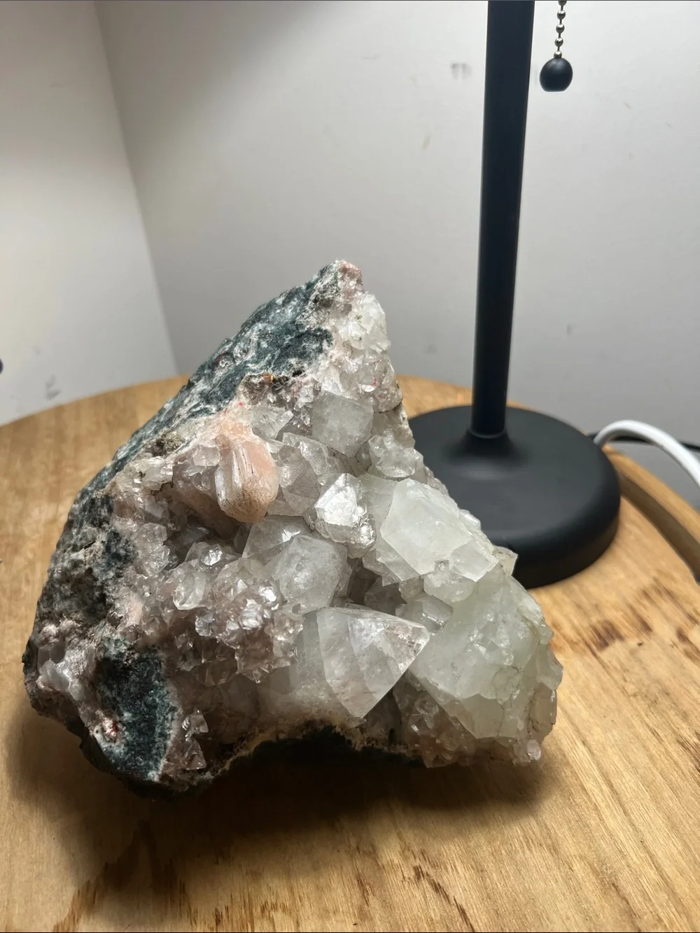 Statement Apophyllite Crystal multicolored w Stillbite inclusions & more 2578g - Picture 1 of 17